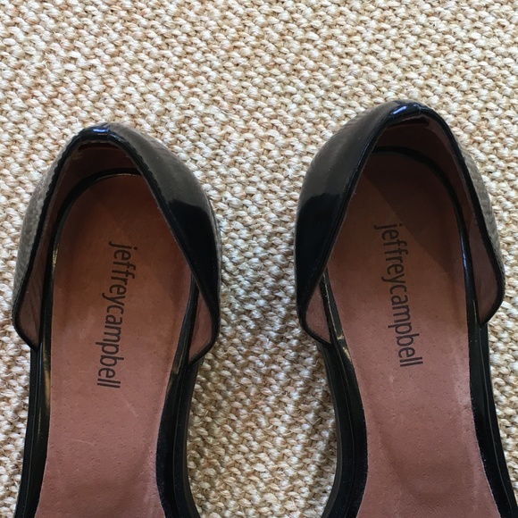 Jeffrey Campbell | Open Case Black Patent Leather Loafers - Picture 6 of 10